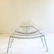 Armchair and ottoman " cone " by the Campana brothers for Edra, 1997