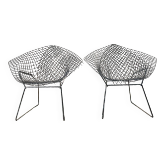 Fauteuils Diamond Harry Bertoia 1950