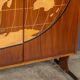 20thc italian stylised "map of the world" cabinet c.1950