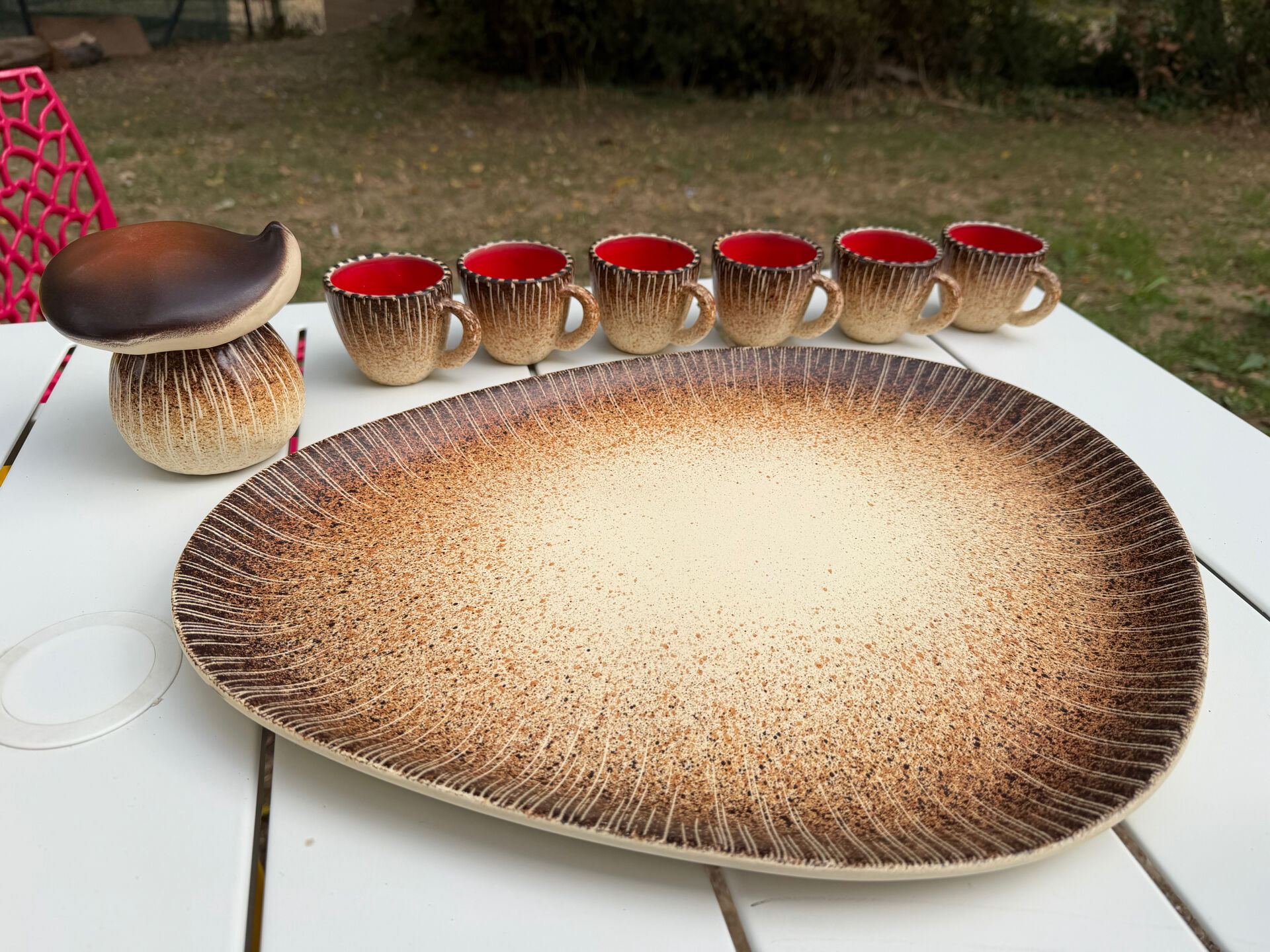 Vintage Bruno Dose service – Mushroom model