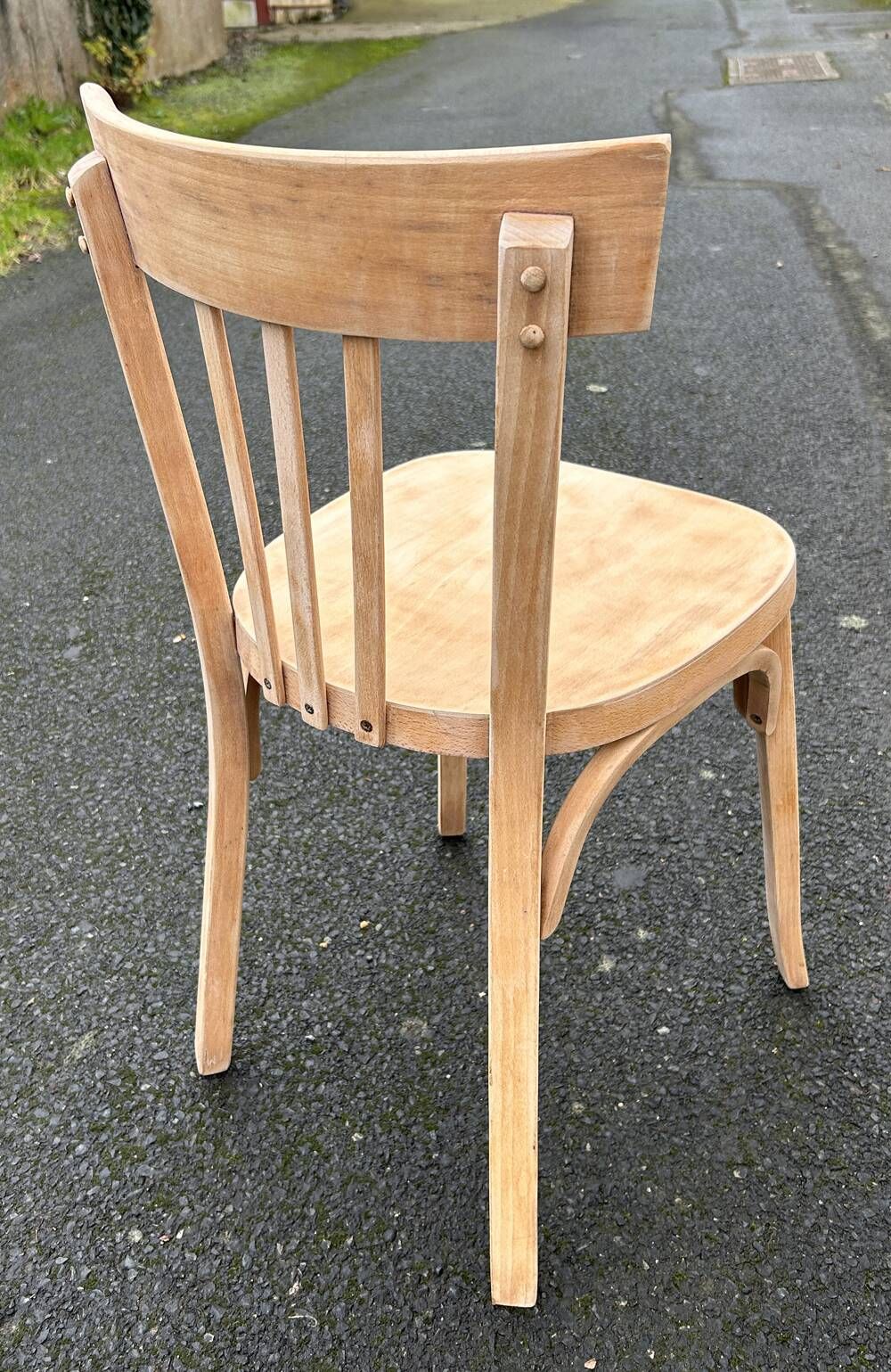 Set of 6 Baumann chairs No. 43, raw wood, ready to paint or sand