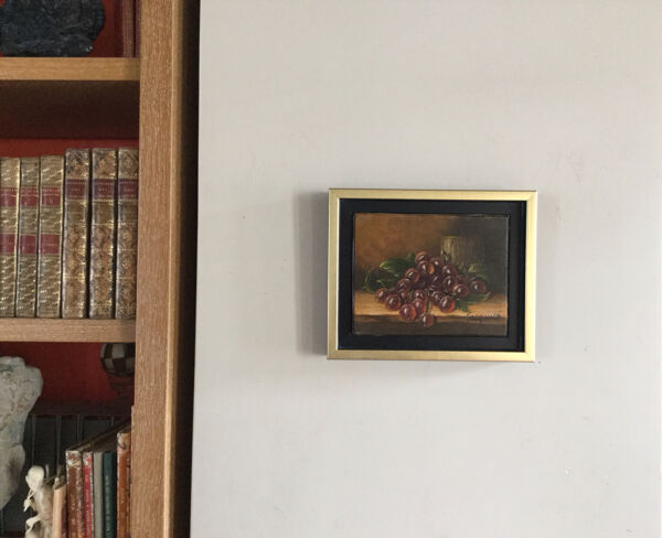 Nature morte.Huile sur toile, Thierry JACQUIOT (1962).