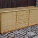 Rattan and Bamboo Enfilade in the style of Dal Vera 1970 Italy