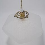 Satin glass pendant lamp