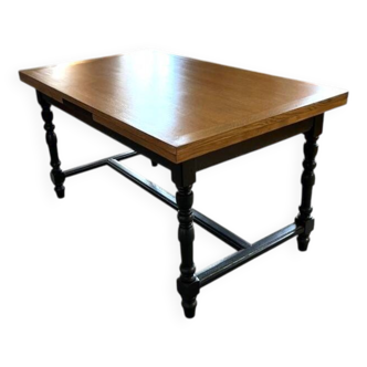 Restored farmhouse table 87x145, 2 extensions 87x260