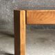 Coffee table in light wood and smoked glass, 1980s