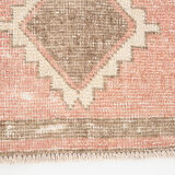 3x12 geometric neutral turkish runner rug, 379x91cm