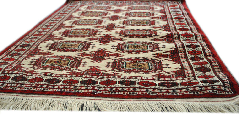 Authentic Persian Torkaman rug 105x90cm