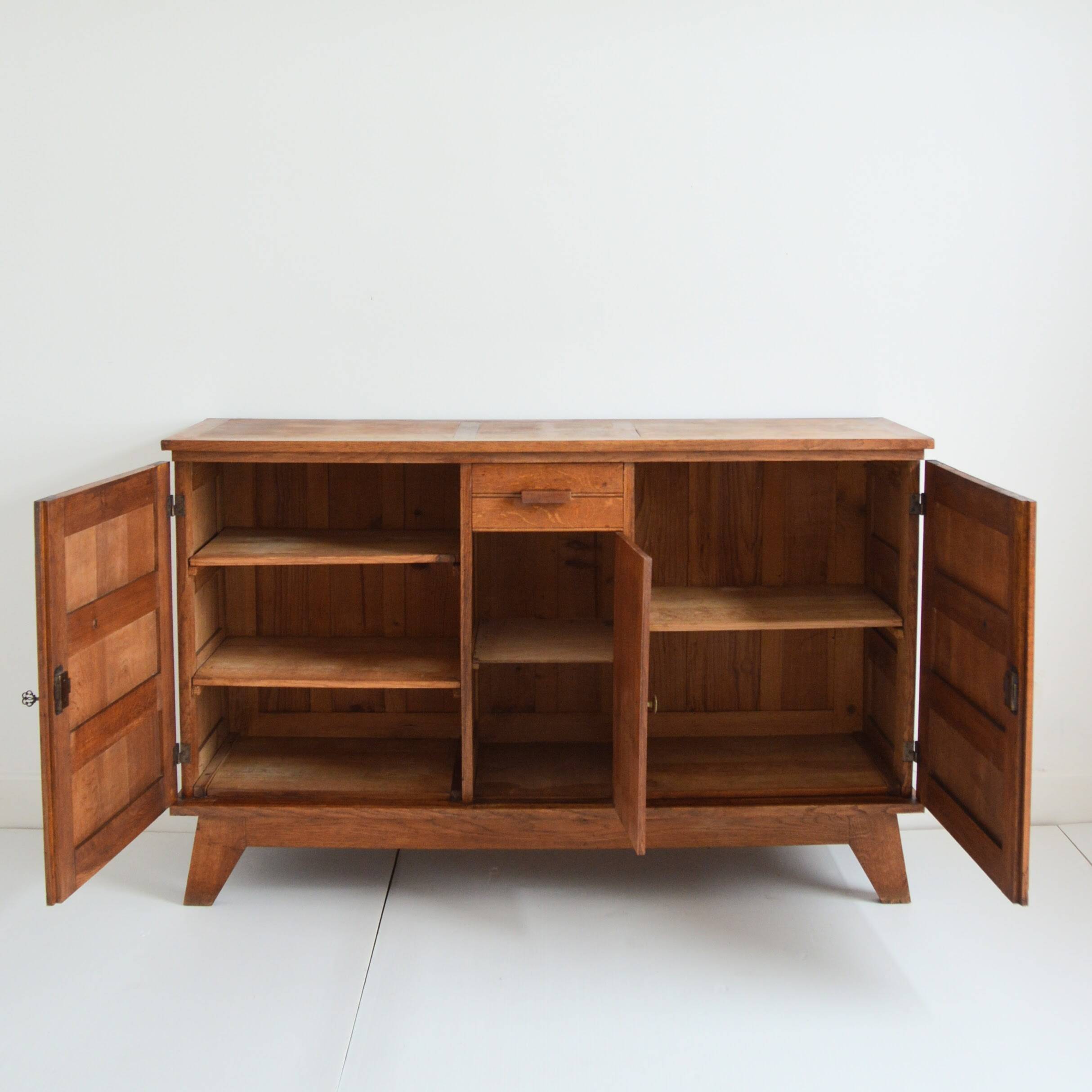 Rare René Gabriel oak sideboard from the 40s / 50s vintage