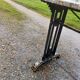 Art Deco Cast Iron and Marble Bistro Table