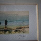 Watercolor landscape