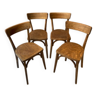 Ensemble de 4 chaises bistrot