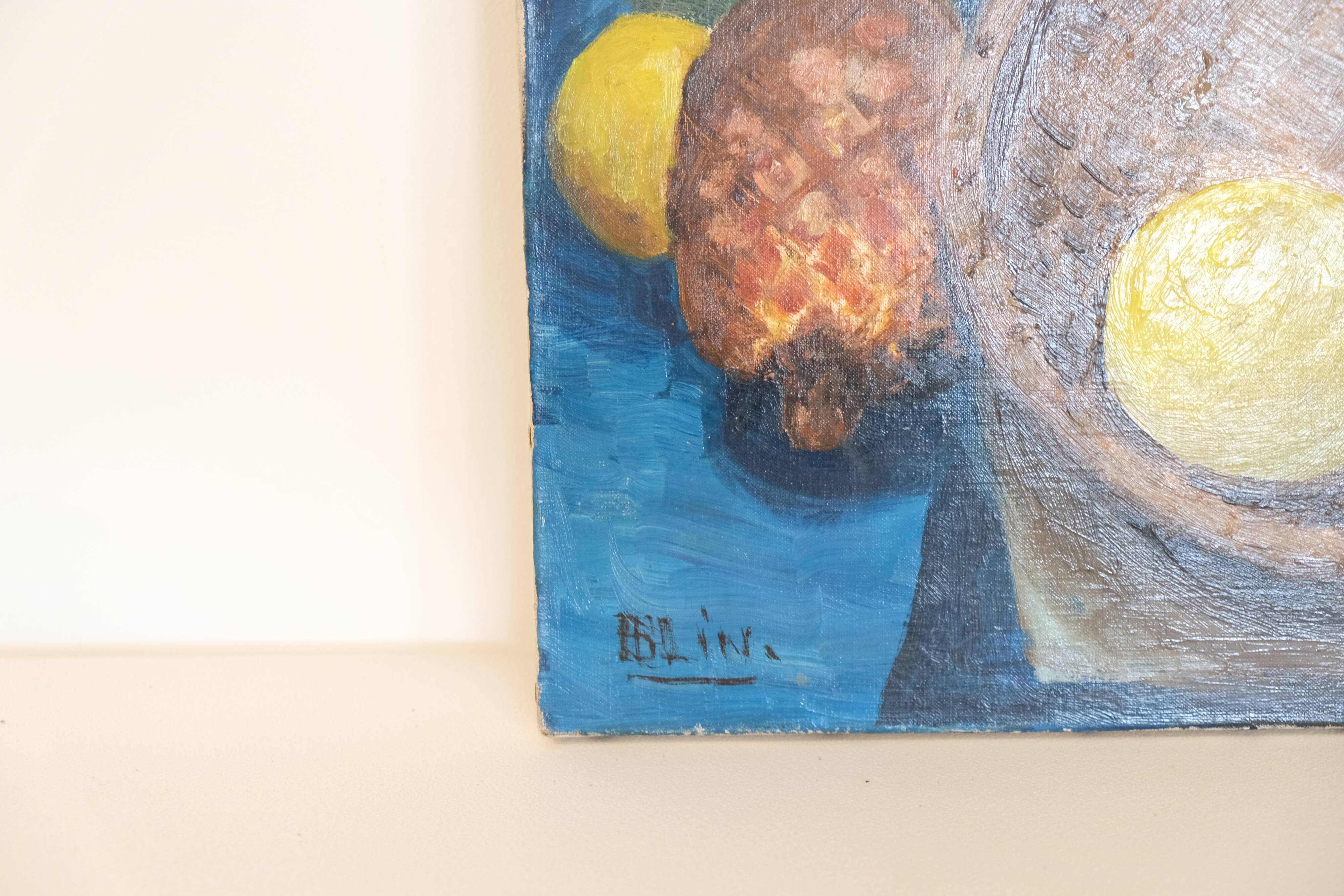 Oil on canvas still life