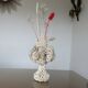 Vase en coquillages années 70