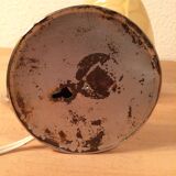 Art deco lamp molded glass and chrome, wall lamp 30s