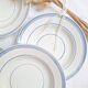 Deep plates / Salad plates St Amand blue