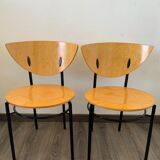 Paire de chaises vintage