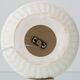 Pair of white ceramic table lamps with faux wicker texture, Spanish coastal design, 1970s