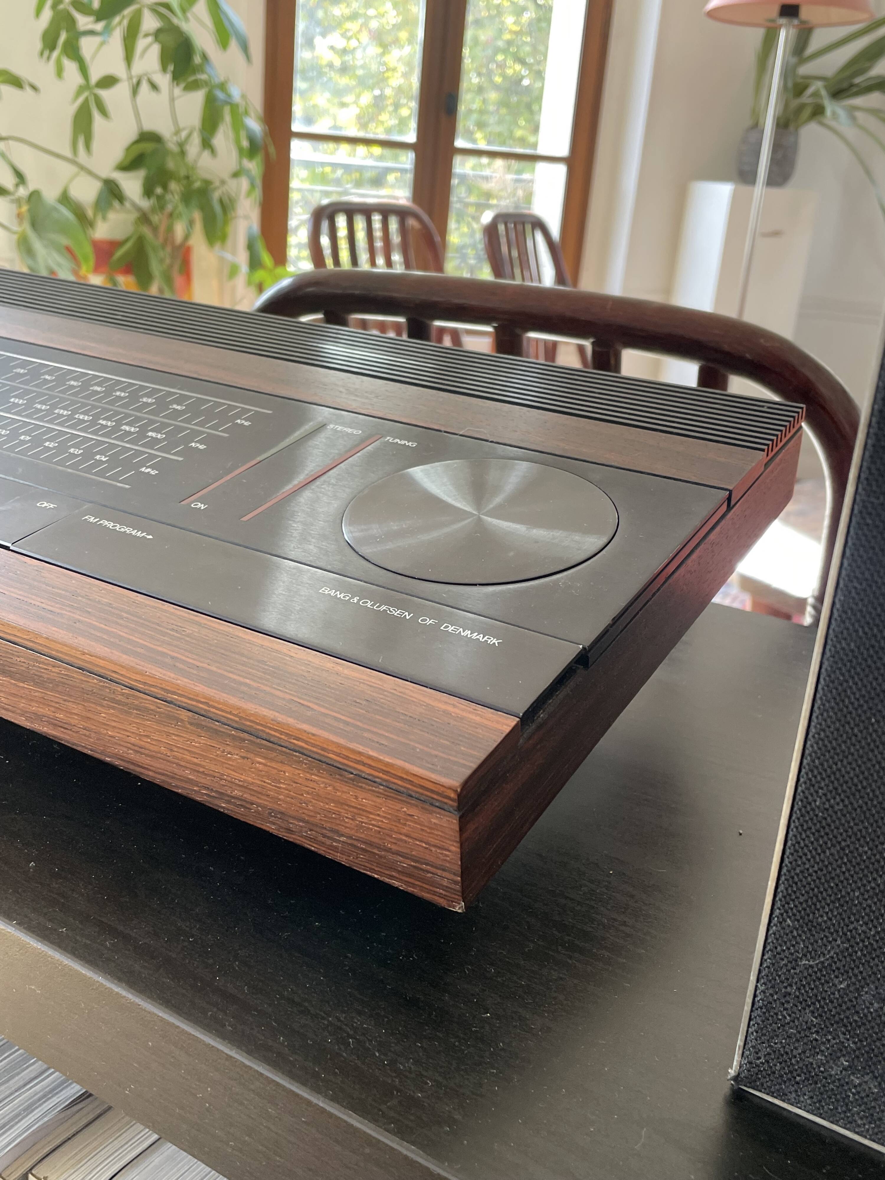 Bang & Olufsen BeoMaster 2000 tuner with Beovox S45 speakers, circa 1970