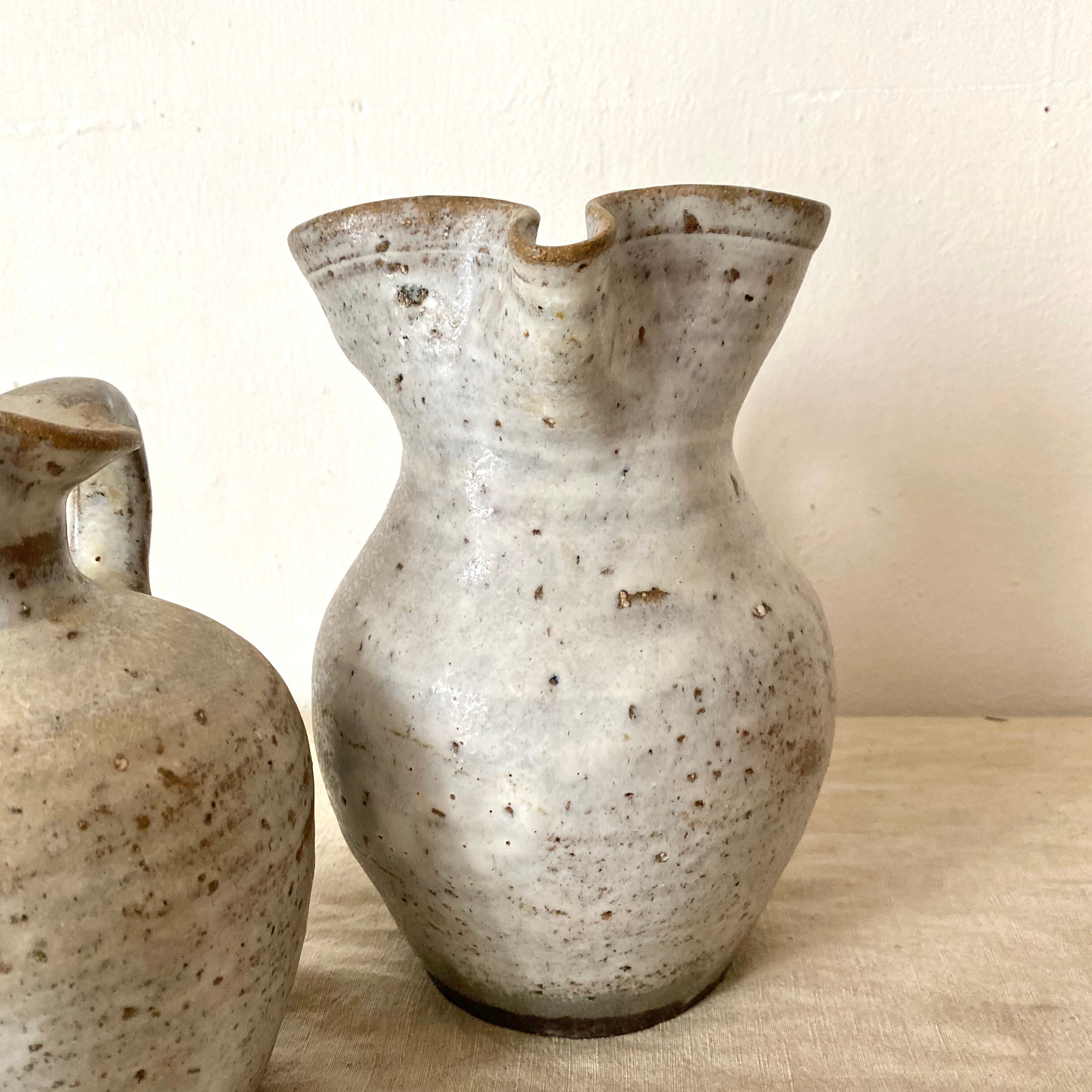 Pitchers, stoneware jugs