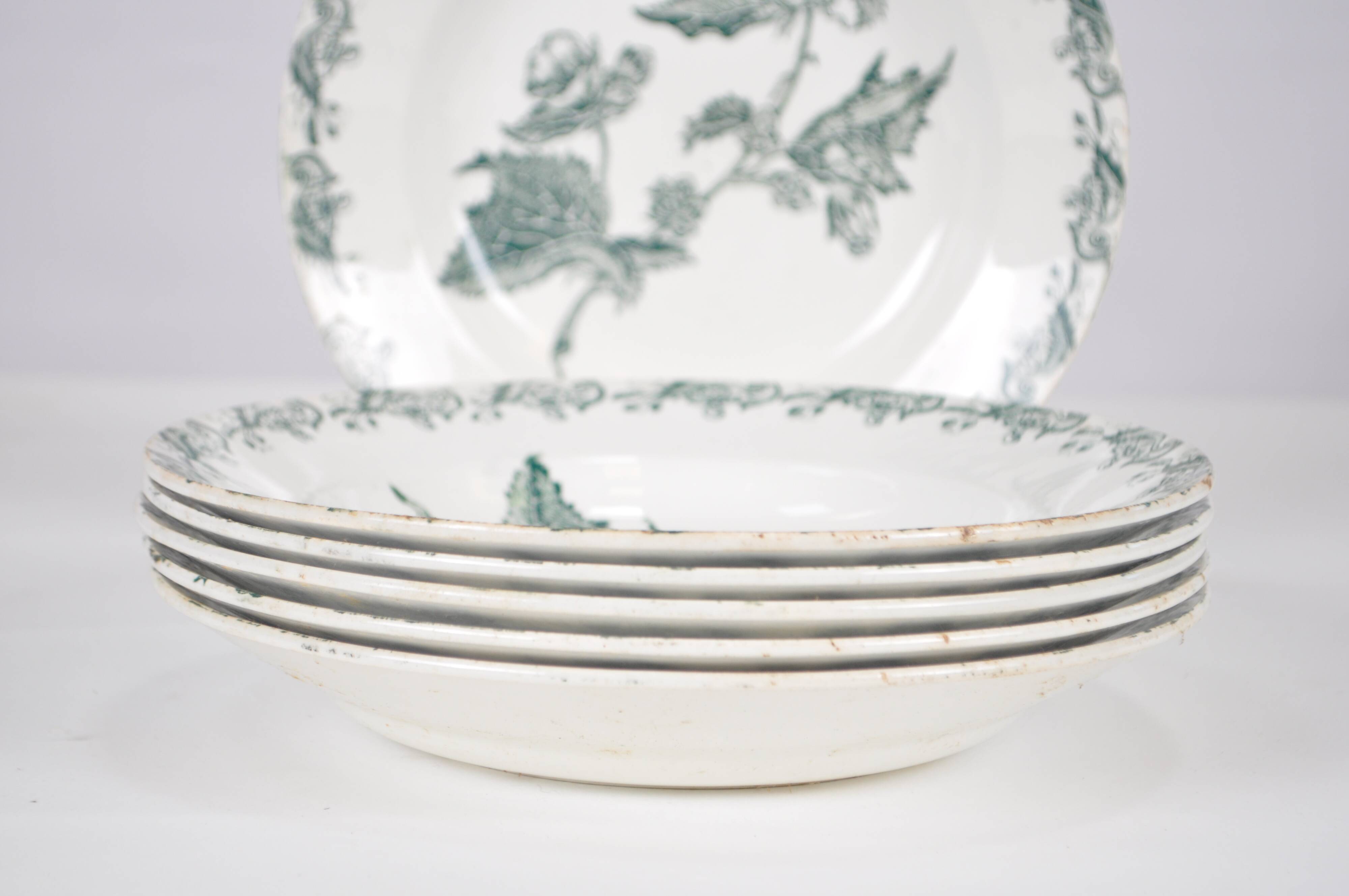 St Amand iron earth soup plates