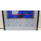 Screen-printed lithograph signed Charles Lepas 1980 Café Wien