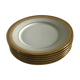 6 flat porcelain plates