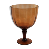 Vase en verre de couleur ambre