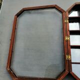 Wall display case for miniature with octagonal compartments
