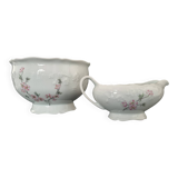 Salad bowl and sauce boat