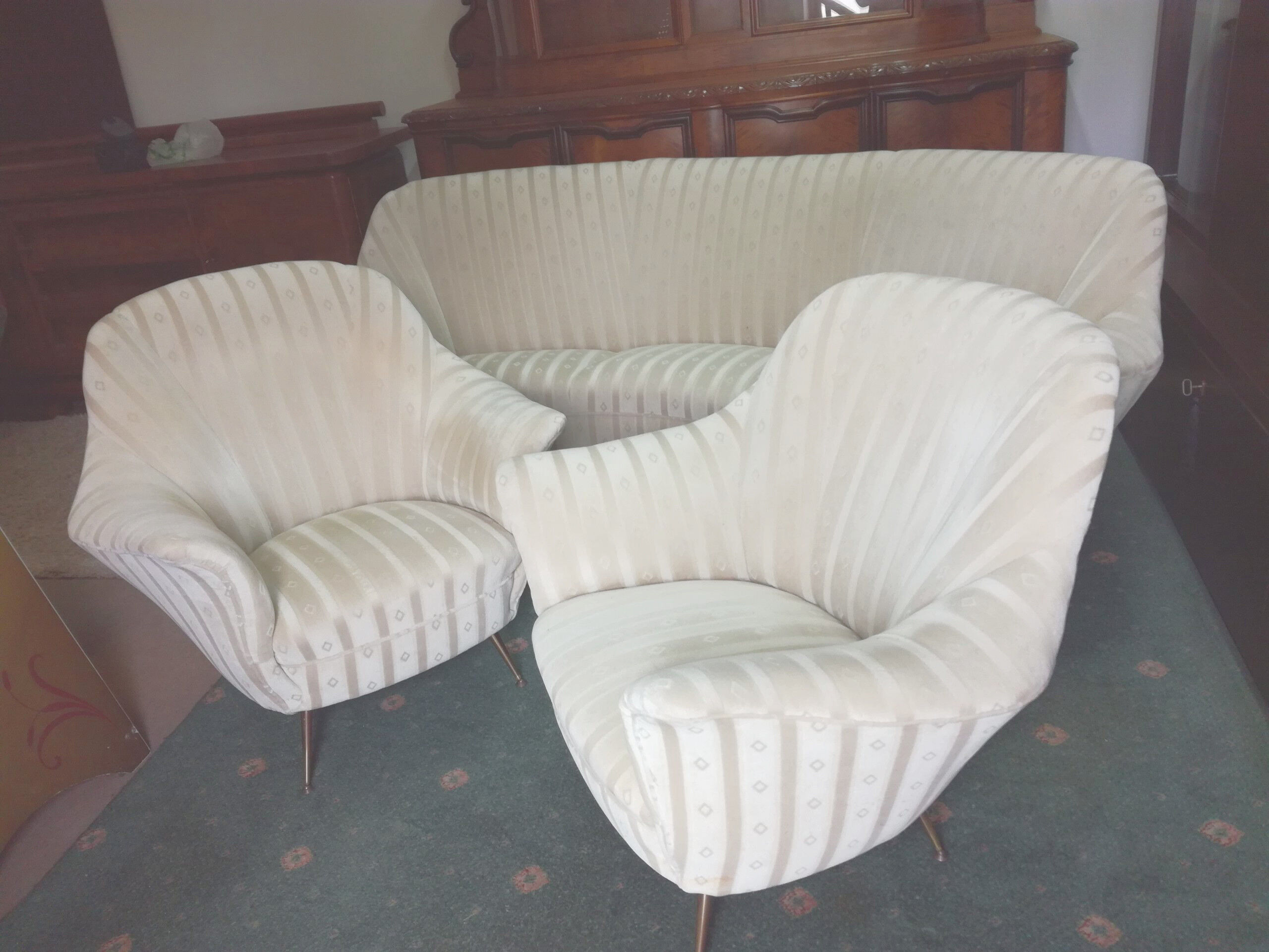 Sofa Design Arc of "Ico Parisi" of 50-60 years