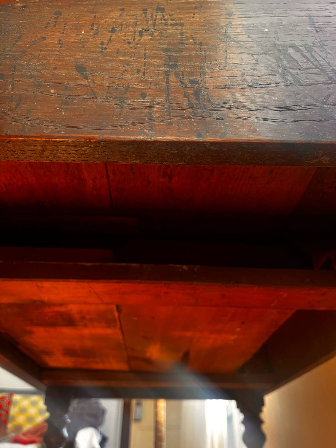 Antique sloped desk / vintage secretary