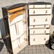 Antique 1920s Wardrobe Cabin Trunk Transatlantic Wardrobe Chest Dressing Room