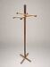 Sculptural wooden coat rack – 1960s modernist design