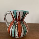 Vintage Vallauris Ceramic Pitcher Circa 1960