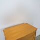 Mid-Century hoge gebogen ladekast met 6 lades