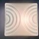 Mid-Century Milk Glass Flush Mount or Wall Light, Czechoslovakia, 1970s