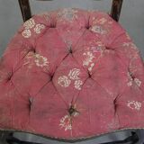 Set of 4 antique French Napoleon III chairs inlaid with mother-of-pearl