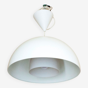 IKEA 365+ Brase - Large hanging dome ceiling light in white metal and plastic