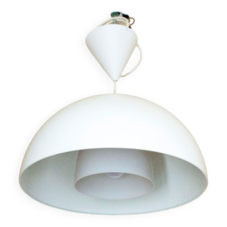 IKEA 365+ Brase - Large hanging dome ceiling light in white metal and plastic