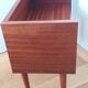 Spindle-legged bedside table