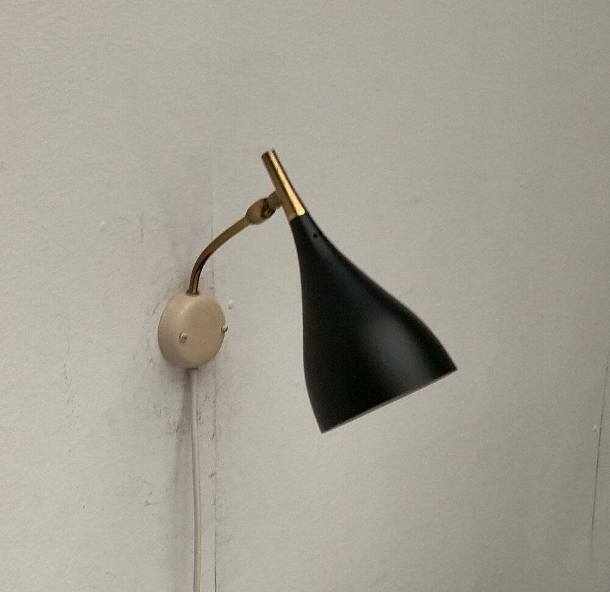Lampe murale allemande du milieu du siècle par Cosack