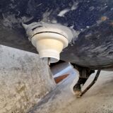 Old enamelled cast bath 19th