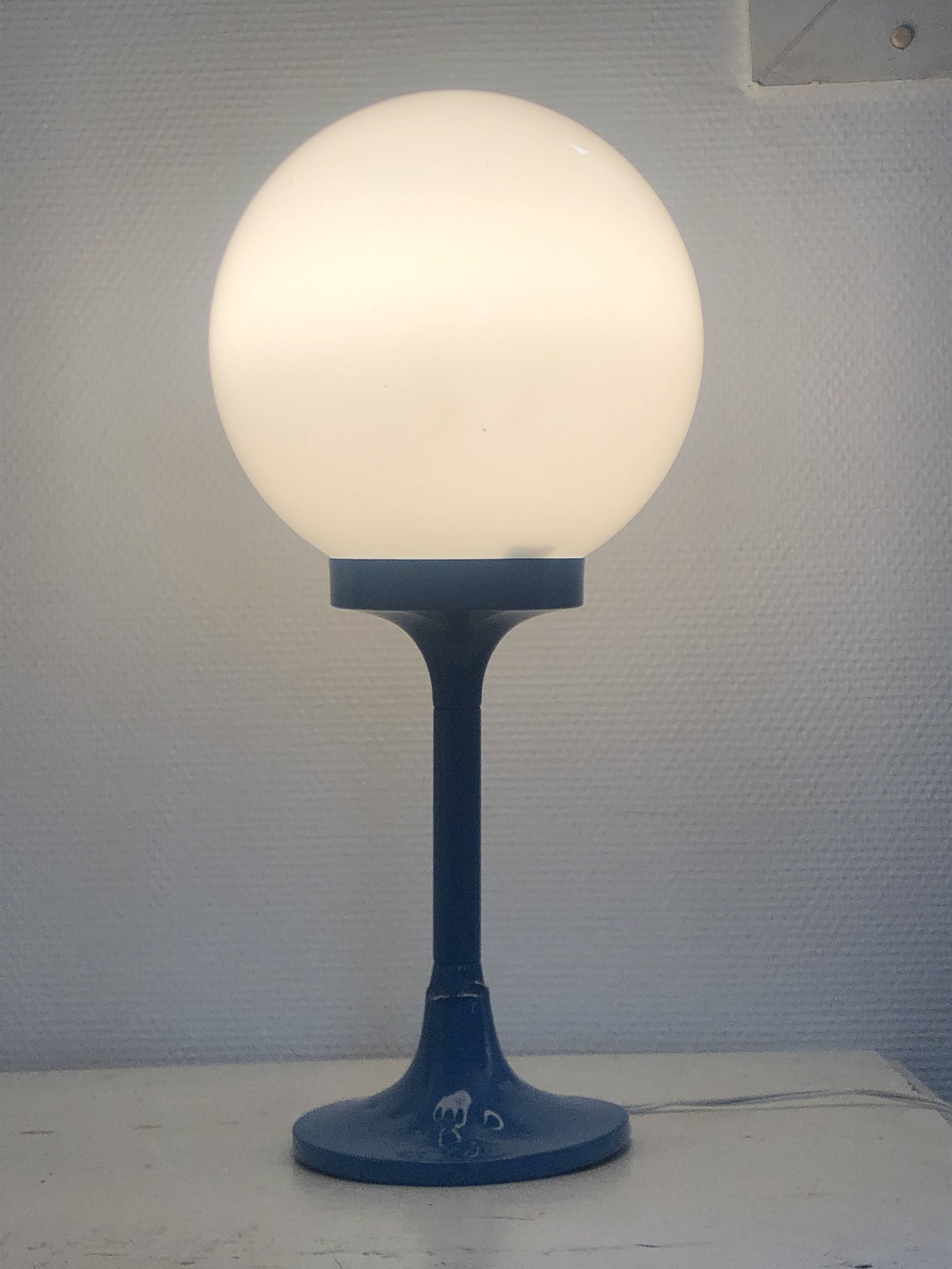 Two space age globe lamps from the 70s.