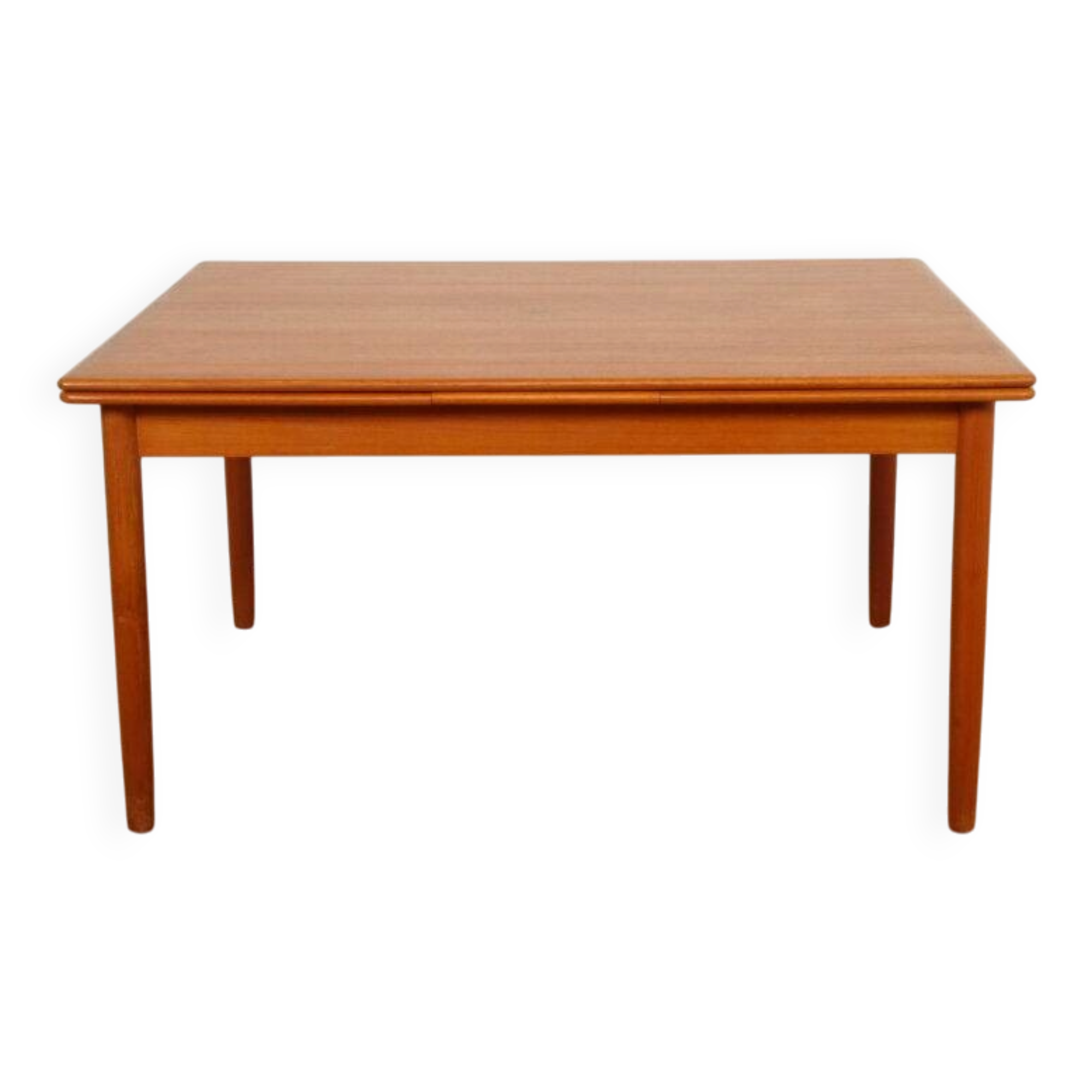 Vintage dining table | teak | extendable | 140 cm