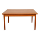 Vintage dining table | teak | extendable | 140 cm
