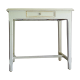 Old white wooden table