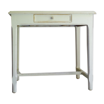 Old white wooden table