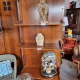 Solid cherry library screen