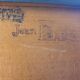 Stamped black Louis XV chest of drawers